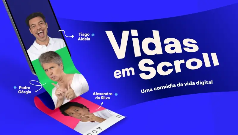 Cartaz Vidas em Scroll
