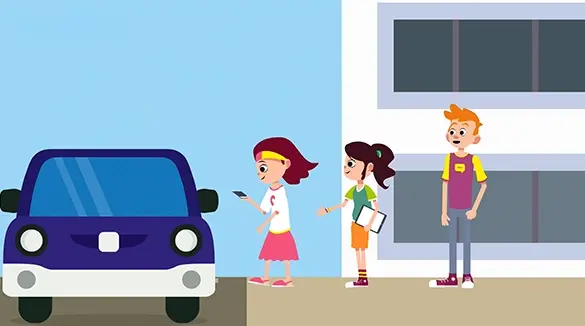 Ilustração da utilização saudável da internet